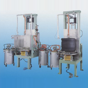 Picture of Green Tire Painting Machine
